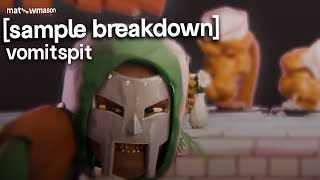 Sample Breakdown MF DOOM  Vomitspit [upl. by Umberto]