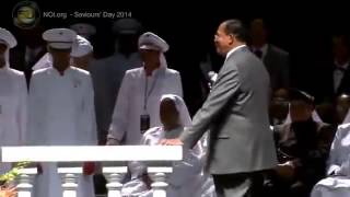 Farrakhan speaks on his meeting with Edgar Bronfman Saviours Day 2014 [upl. by Drolyag332]