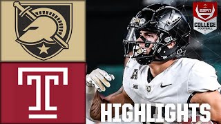 Army Black Knights vs Temple Owls  Full Game Highlights  ESPN College Football [upl. by Otilegna]