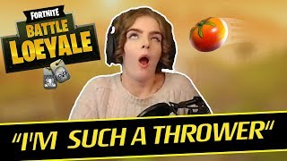 IM SUCH A THROWER  Full Game  LOEYA playing FORTNITE BATTLE ROYALE [upl. by Ivette]