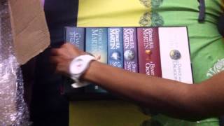 Game of Thrones 6book Box Set Unboxing  Author George R R Martin [upl. by Ainad105]