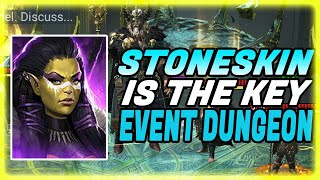 STONESKIN IS THE KEY TO FARM THE EVENT DUNGEON EASIER RAID SHADOW LEGENDS [upl. by Naawaj]