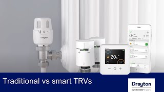 The Difference Between Traditional Radiator Thermostats amp Smart TRV’s  Drayton Controls [upl. by Lanti]