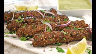 Quick and EASY Lamb Kebabs Recipe [upl. by Ahsiadal]