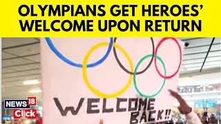 Olympics 2024  Olympians Led By Golden ‘Tennis’ Return To Heroes’ Welcome  N18G  News18 [upl. by Thorn]