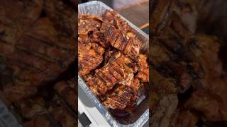 Smoked chopped and griddled chicken thighs chickenrecipe griddle [upl. by Franza492]