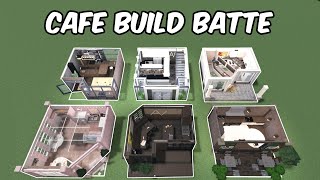 50K CAFE BUILD BATTLE IN BLOXBURG [upl. by Eldwon]