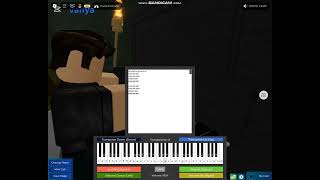 Thursday Theme EASY  Roblox Piano SHEET [upl. by Namolos]