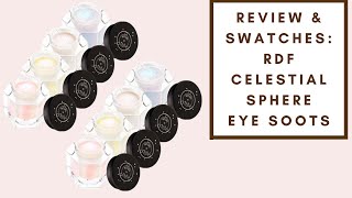 REVIEW amp SWATCHES RITUEL DE FILLE CELESTIAL SPHERE EYE SOOTS  Integrity Botanicals [upl. by Hairabez]