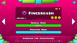 Geometry dash insane fingerdash 100 [upl. by Dannye]