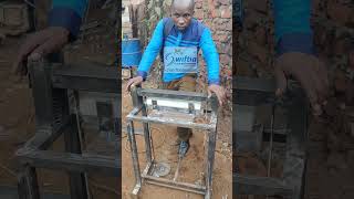 Soap making machines in Uganda Manual soap stamping machine [upl. by Asilet]