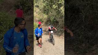 Last Lap in MTB Race  Morni Hills  Nationals [upl. by Aznarepse]