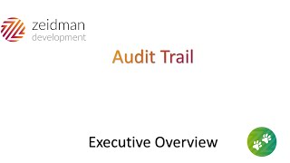 Audit Trail with Validatrix Overview [upl. by Capon]