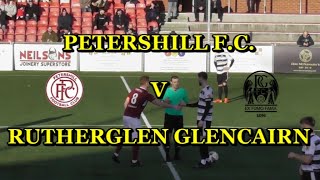 Petershill F C v Rutherglen Glencairn 13th January 2024 [upl. by Honor]