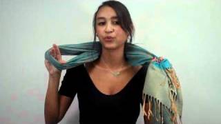 How to Tie a Scarf Slip Knot [upl. by Michey]