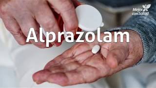 Alprazolam mecanismo de acción y efectos secundarios  Mejor Con Salud [upl. by Yrallam]