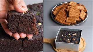 If You Have Biscuits At Your Home You Can Make This Easy Chocolate Cake Recipe  Eggless Cake Recipe [upl. by Drof]