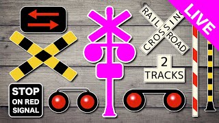 【 踏切アニメ 】 LIVE 765 踏切カンカン ふみきり railroad crossing [upl. by Downes]