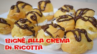 BIGNE ALLA CREMA DI RICOTTA [upl. by Sima]