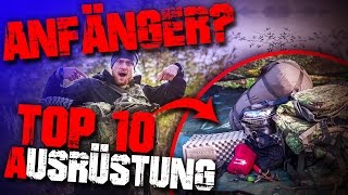 ANFÄNGER Survival Bushcraft Ausrüstung TOP 10 Basics  Tipps für Einsteiger Outdoor [upl. by Debra]