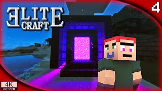 Elitecraft 4  PORTALES DE NETHER  Minecraft Gameplay Español [upl. by Raviv719]