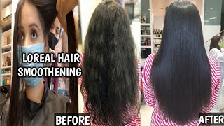 MY HAIR SMOOTHENING EXPERIENCE  SMOOTHENING TREATMENT [upl. by Bogey]