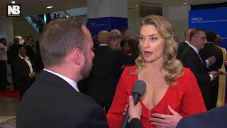 Madchen Amick Interview at WHCD 2018 [upl. by Neras171]