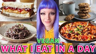 WHAT I EAT IN A DAY  VEGAN [upl. by Nnaeiluj580]