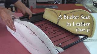 A Sports Seat in Leather  Molding  Part 4 Car upholstery [upl. by Yankee]