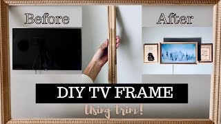 DIY TV Frame using Trim [upl. by Erelia]