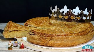 GALETTE DES ROIS TARTA DE REYES RECETA FÁCIL Loli Domínguez  Enlaces a mis 4 Roscones de Reyes [upl. by Branch320]