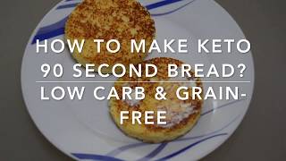 How to make 90 second keto bread Replacement  Low Carb amp Grain Free [upl. by Bree]