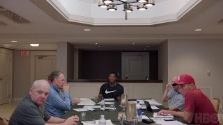 Hard Knocks Ep 3 Clip  Jon Gruden and Rex Ryan Meet with Jameis Winston HBO [upl. by Giacopo]