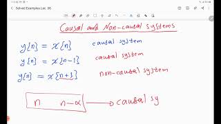 Causal and Non causal Systems Part 02 [upl. by Moonier]