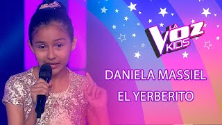 Daniela Massiel  El yerberito  Audiciones a ciegas  Temporada 2022  La Voz Kids [upl. by Nicholson]