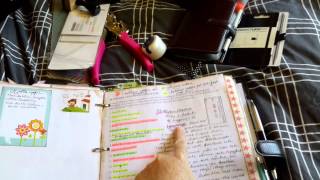 My A4 Finsbury Filofax Setup Tour [upl. by Ahsinuq]