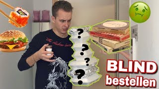 BLIND Essen beim Lieferservice bestellen  😲  Julienco [upl. by Blinnie]