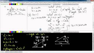 Secondaire 4 SN CST Québec Trouver les mesures manquantes dans le triangle rectangle exercice 4 [upl. by Pitt]