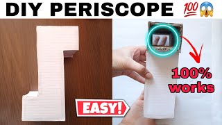 How to make a Periscope at home using Cardboard  DIY Periscope  Secret spy tool 🤫 Science project [upl. by Yellat508]