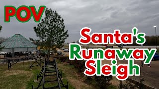 POV of Santas Runaway Sleigh  Yesterland Farm [upl. by Balfore315]