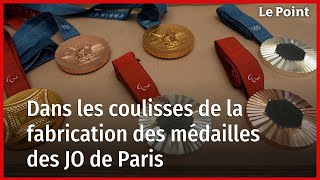 Dans les coulisses de la fabrication des médailles des JO de Paris 2024 [upl. by Anahtor]