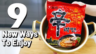 9 New Ways To Enjoy Korean Ramyun Ramen Recipes hack [upl. by Lottie]