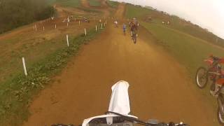 Ben Gillett at Wroxton Motocross Track on YZF450 [upl. by Harman574]