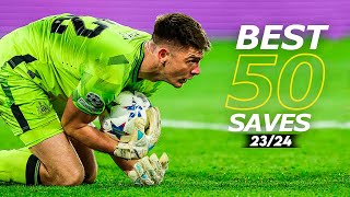 Best 50 Goalkeeper Saves 202324  HD 11 [upl. by Morgan]