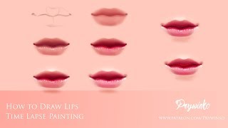 How to Draw Lips [upl. by Ecirted]