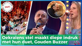 Hollands Got Talent 2024 Oekraïens stel maakt diepe indruk met hun duet Gouden Buzzer arriveerde [upl. by Ididn]