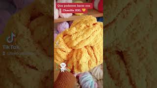 Chenille XXL en tienda en distintos colores 💛🩷🩵 Envíos a todo México 🇲🇽 crochet handmade craft [upl. by Rinaldo]