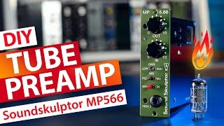 DIY Tube Mic Preamp API 500 Format  Soundskulptor MP566 [upl. by Corney]