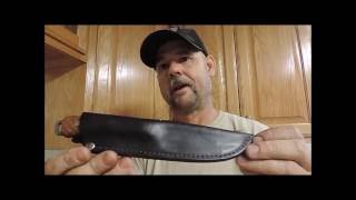 Wet Forming a Leather Sheath [upl. by Julietta]