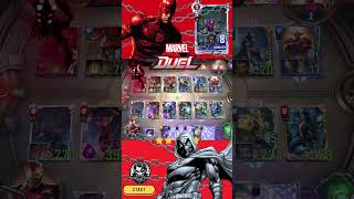 MARVEL DUEL  The warrior beneath the lunar glow blackheartgame เกมส์การ์ด marvel daredevil [upl. by Reid350]